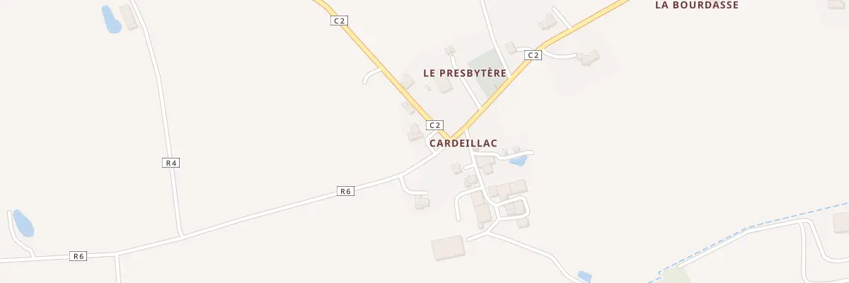 Plan du 655 Rte de Cardeillac à Mourède