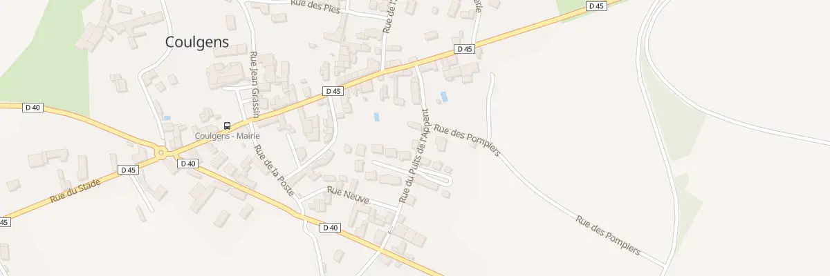 Plan du 2 Rue du Puits de l’Appent à Coulgens