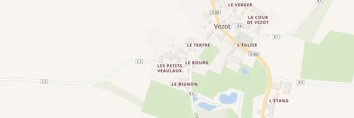Plan du 2 Les Vauleaux à Vezot