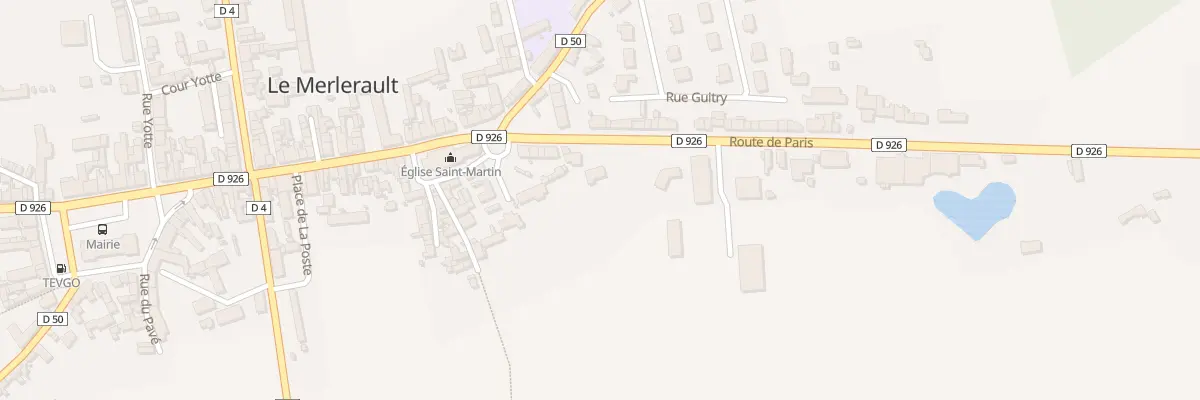 Plan du 294A Rte de Paris à Merlerault-le-Pin