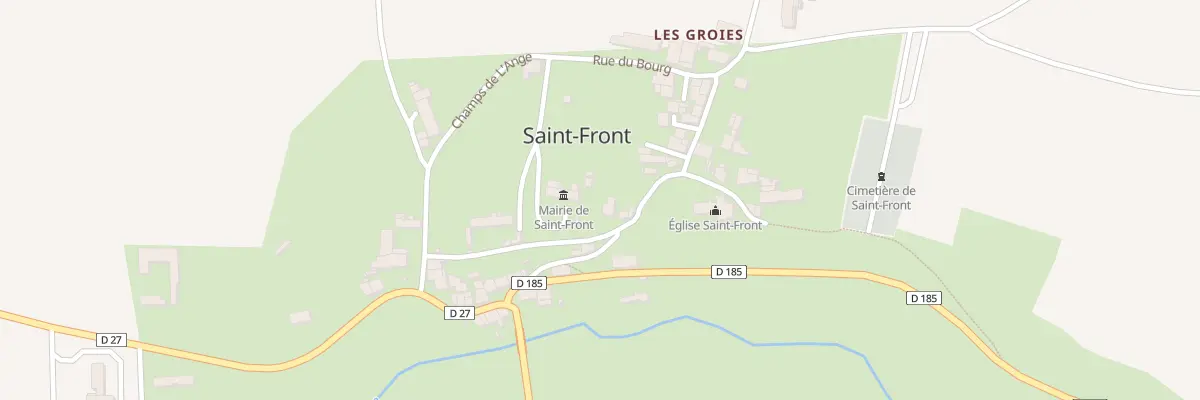 Plan du 5095 Le Bourg à Saint-Front