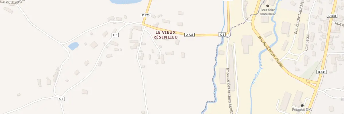 Plan du 1 Imp des Sources à Résenlieu