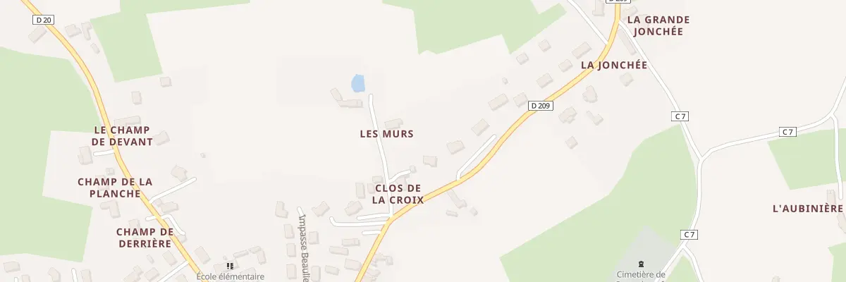Plan du 20 Rue des Tisserands à Courcebœufs
