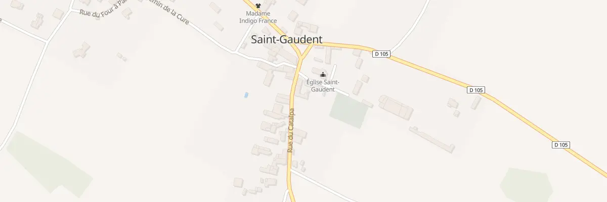 Plan du 1 Rue du Catalpa à Saint-Gaudent