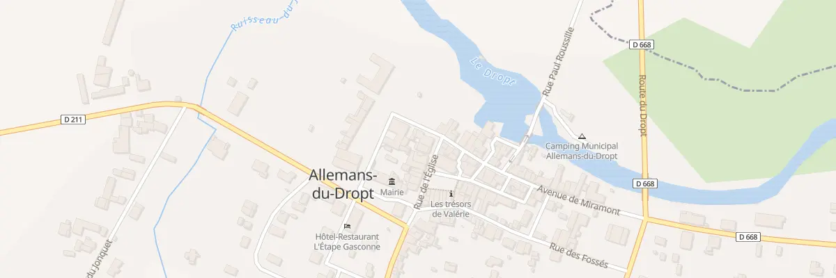 Plan du 14 Rue de l’Eglise à Allemans-du-Dropt