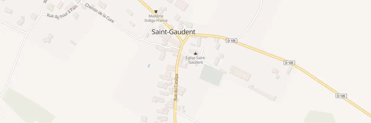 Plan du 4 Rue de l’Arbre de la Liberte à Saint-Gaudent