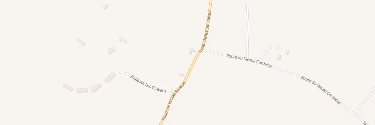 Plan du 889 Rte de la Côte Ransue à Quetteville