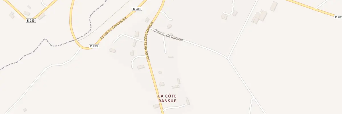 Plan du 40 Che de Ransue à Quetteville