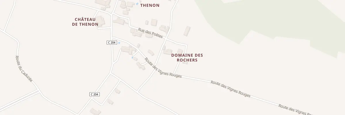 Plan du 18 Thenon-Est à Razac-de-Saussignac