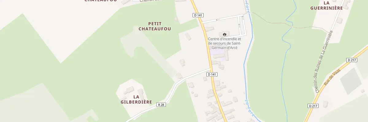 Plan du 2 Imp des Bleuets à Saint-Germain-d’Arcé