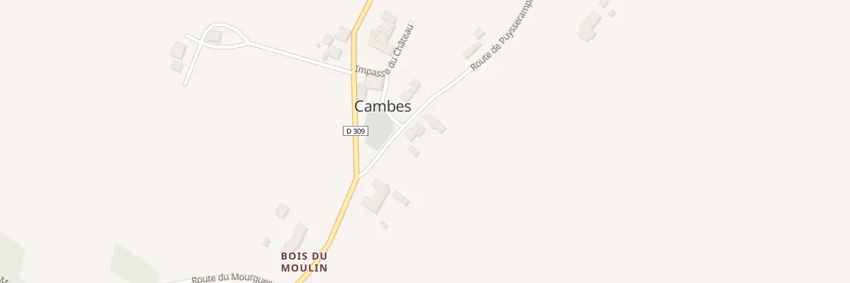 Plan du 29 Le Bourg à Cambes