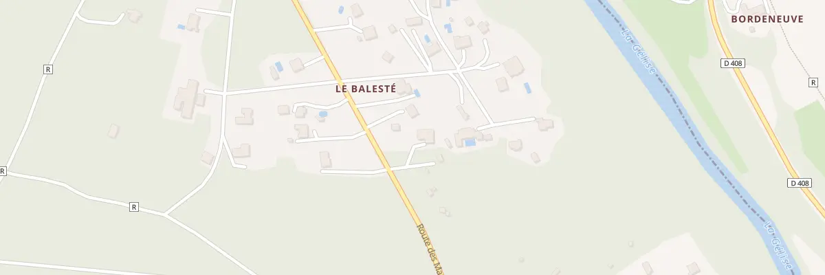 Plan du 135 Rte des Martinets à Barbaste