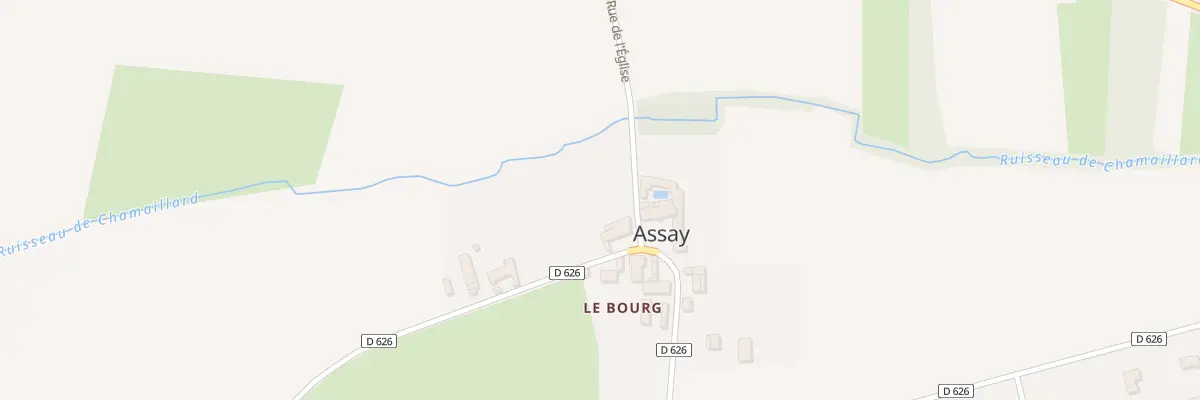 Plan du 1 Pl de la Mairie à Assay