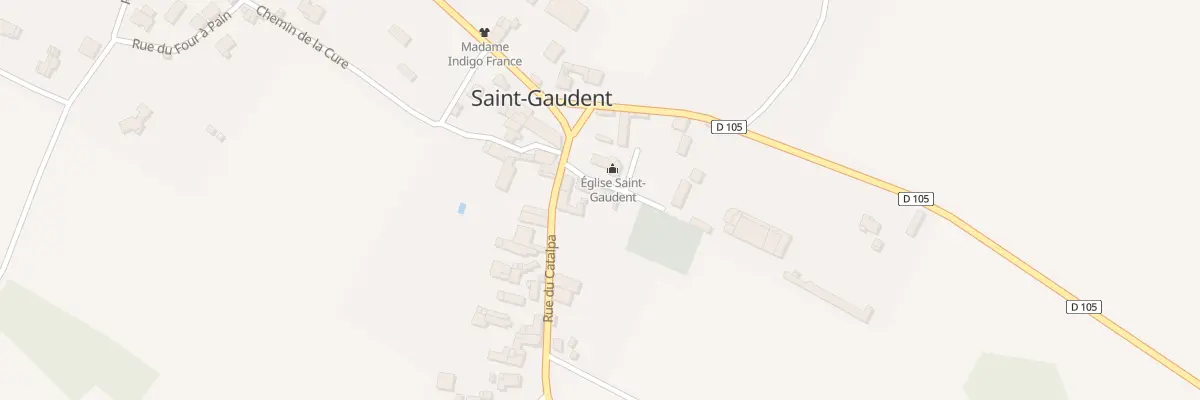 Plan du 6 Rue de l’Arbre de la Liberte à Saint-Gaudent
