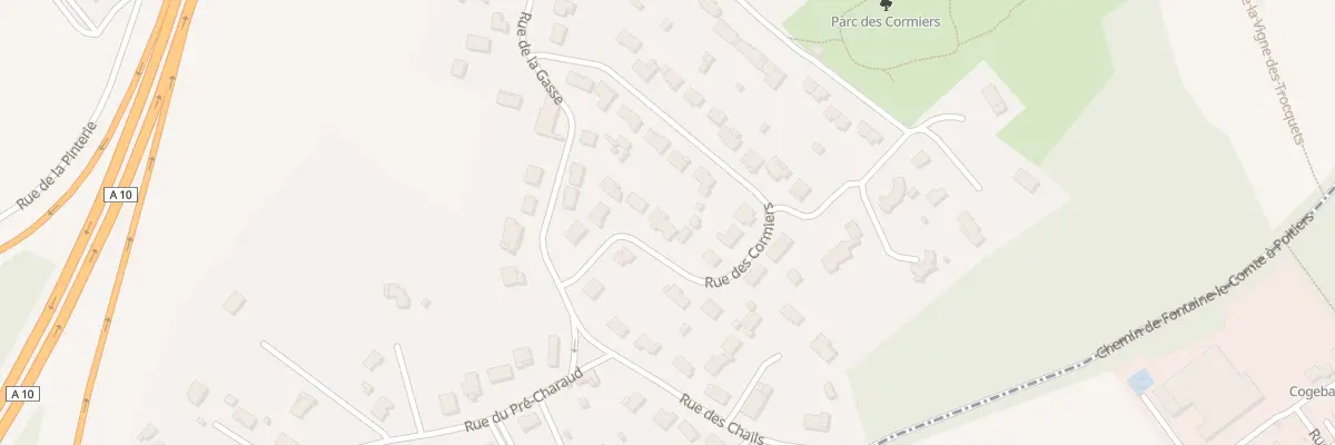 Plan du 18 Rue des Cormiers à Vouneuil-sous-Biard