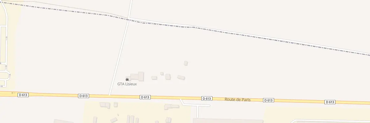 Plan du 701 Rte de Paris à Glos