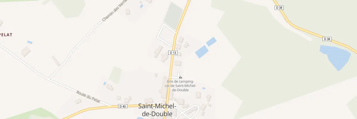 Plan du 3 Le Bourg à Saint-Michel-de-Double