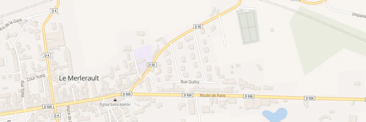 Plan du 4 Rue Guitry à Merlerault-le-Pin