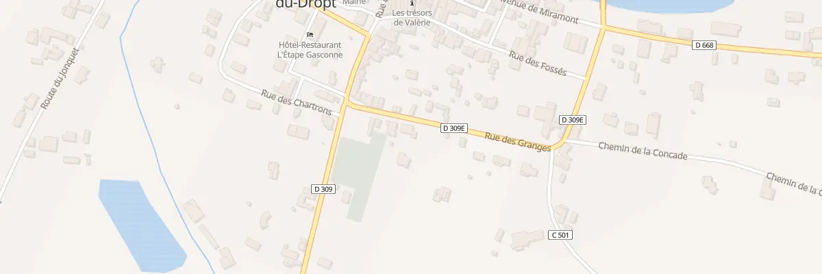 Plan de Verger à Allemans-du-Dropt