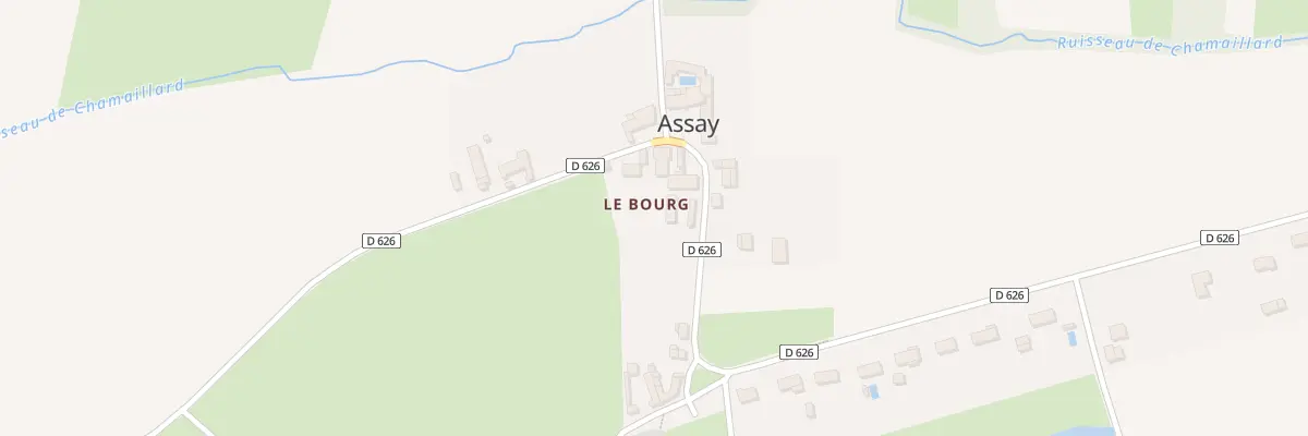 Plan du 55 Le Bourg à Assay