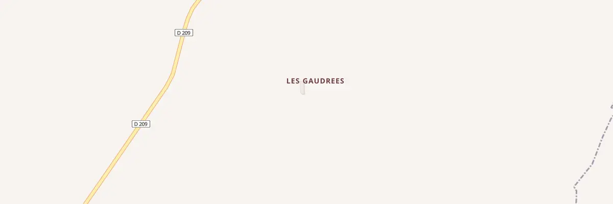 Plan du 13 Les Gaudrees à Saint-Léonard-des-Parcs
