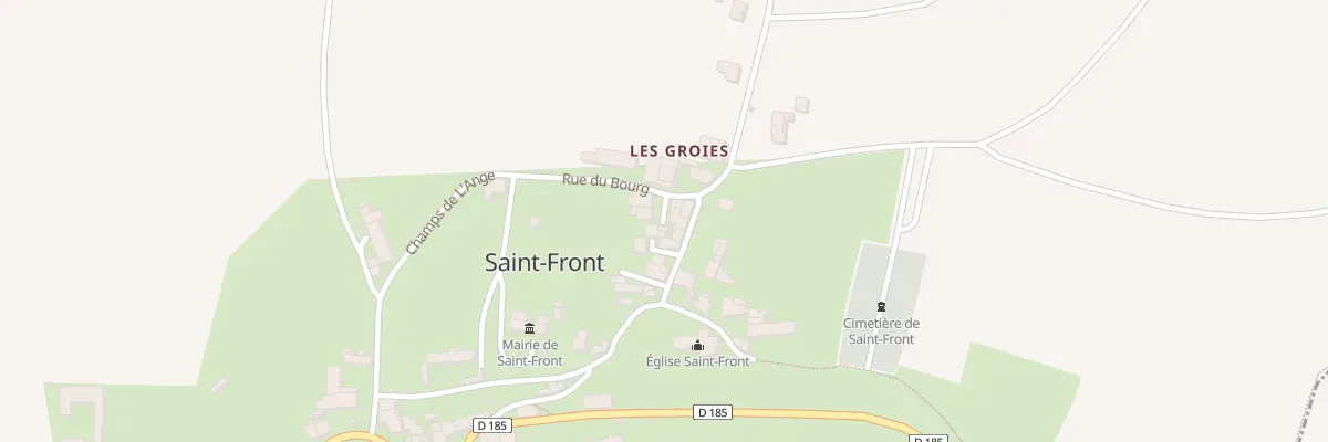 Plan du 6 Rue du Bourg à Saint-Front