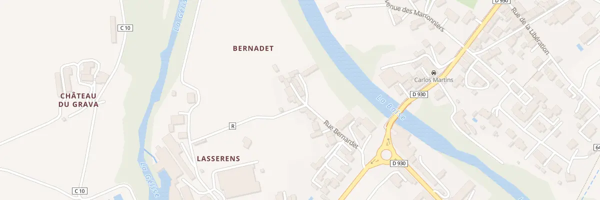 Plan du 161 Rue Bernadet à Lavardac