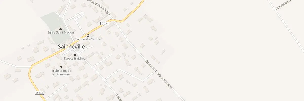 Plan du 5134 Le Village à Sainneville