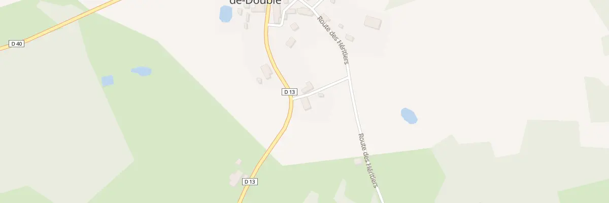 Plan du 25 Le Bourg à Saint-Michel-de-Double