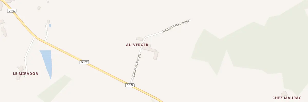 Plan du 45 Le Verger à Vendoire
