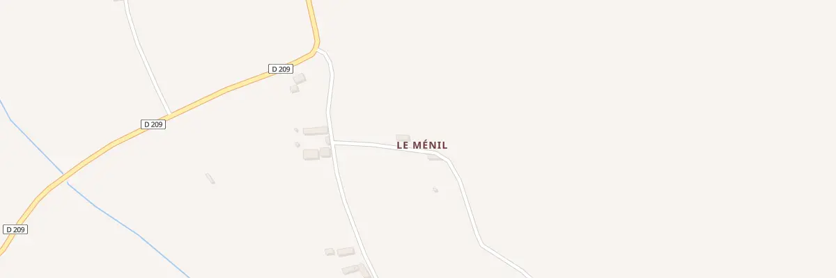 Plan du 51 Le Menil à Gâprée