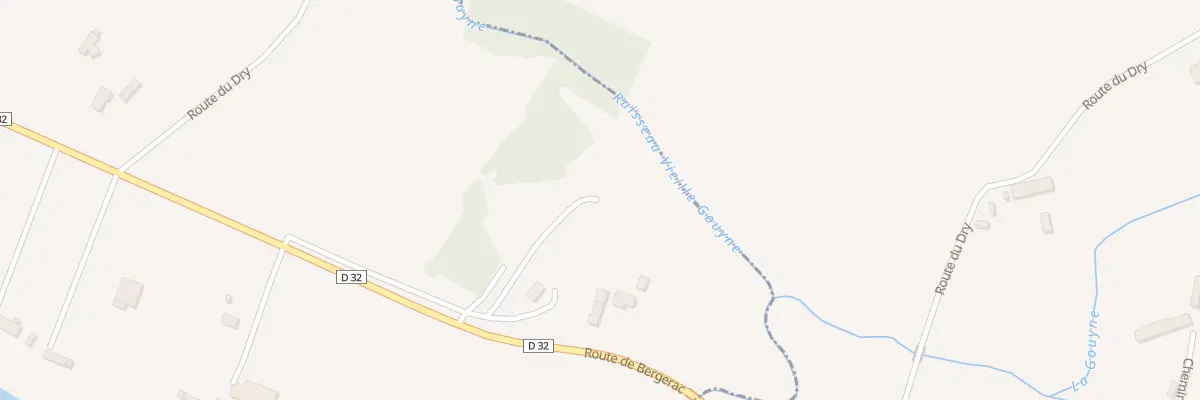 Plan du 2495B Rte de Bergerac au Fleix