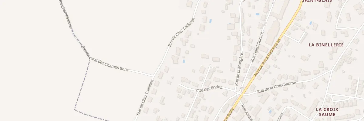 Plan du 19 Rue de Chez Cailleton à Civray