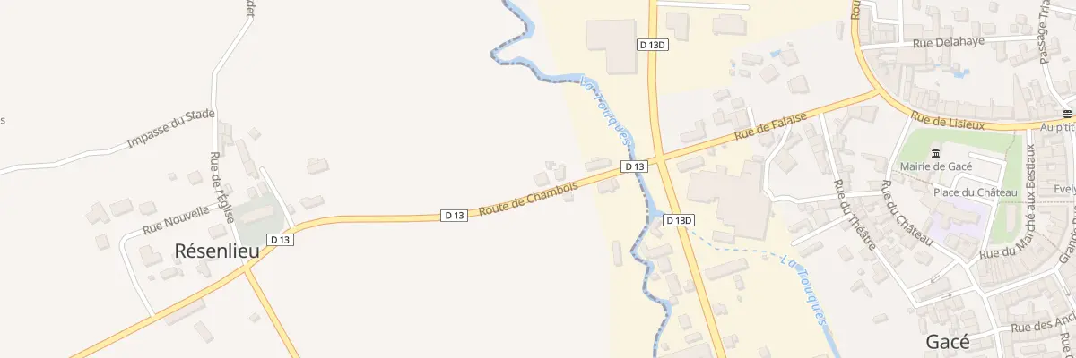 Plan du 8 Rte de Chambois à Résenlieu