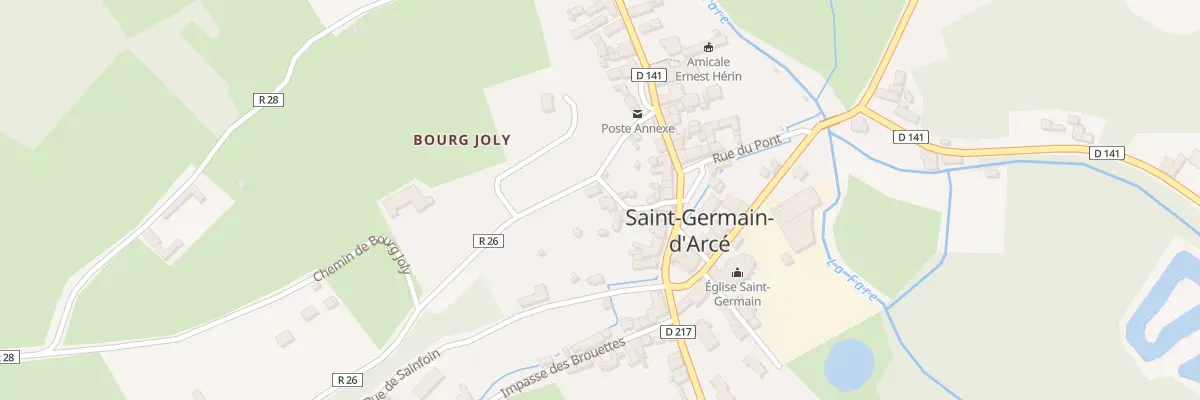 Plan du 4 Rue Grand Rue à Saint-Germain-d’Arcé