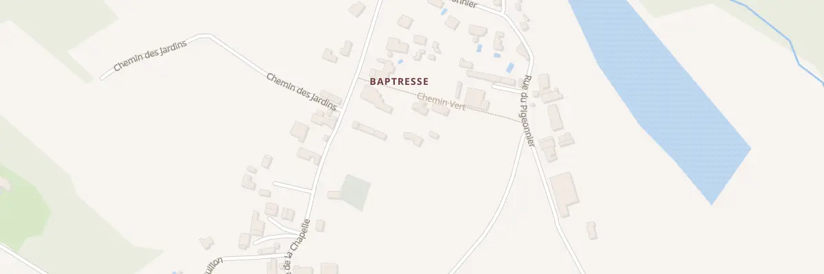 Plan du 1 Baptresse à Château-Larcher