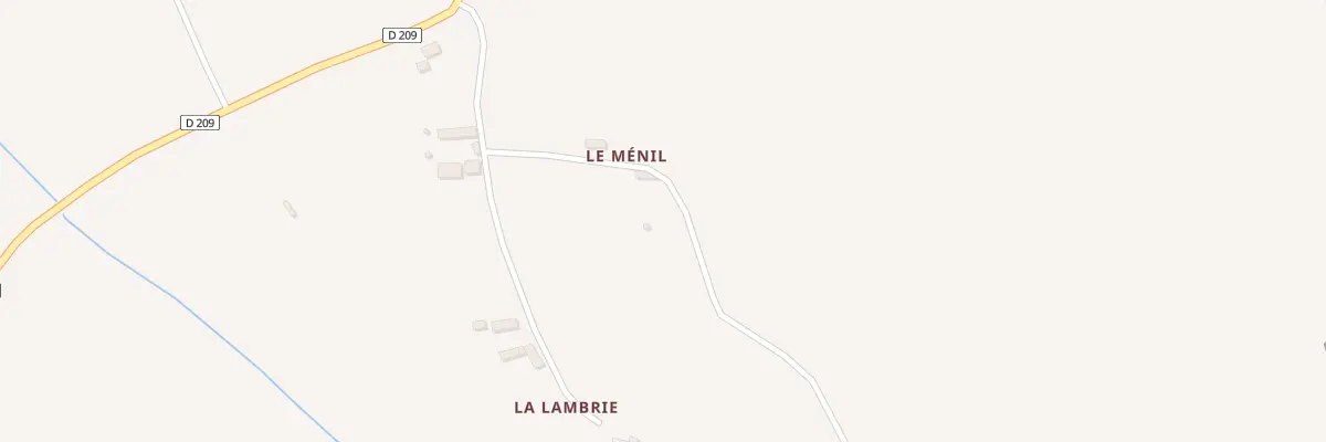 Plan du 50 Le Menil à Gâprée