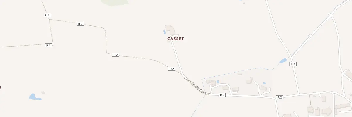 Plan du 5023 Casset à Mourède