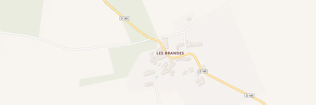 Plan du 2 Les Brandes à Lizant