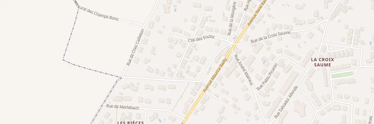 Plan du 9 Cité des Enclos à Civray