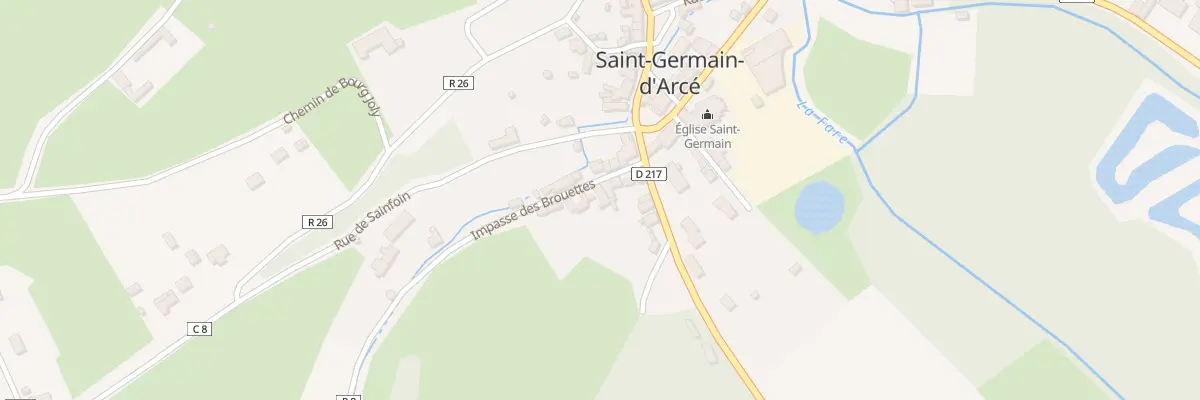 Plan du 7 Rue des Brouettes à Saint-Germain-d’Arcé