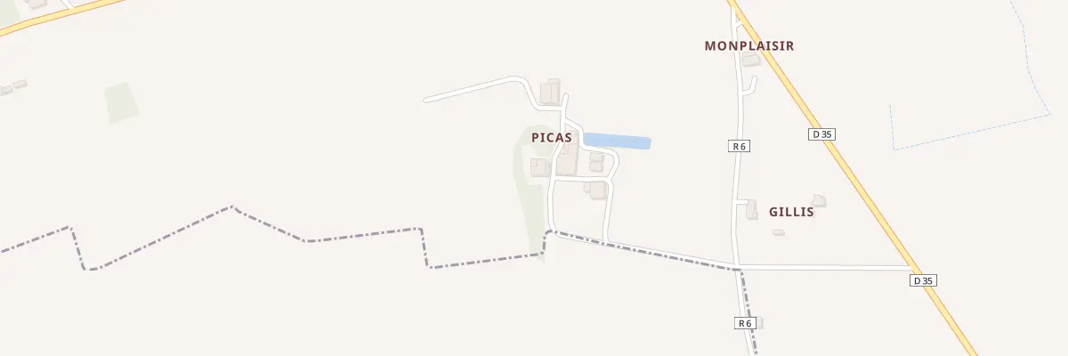 Plan du 5017 A Picas à Mourède