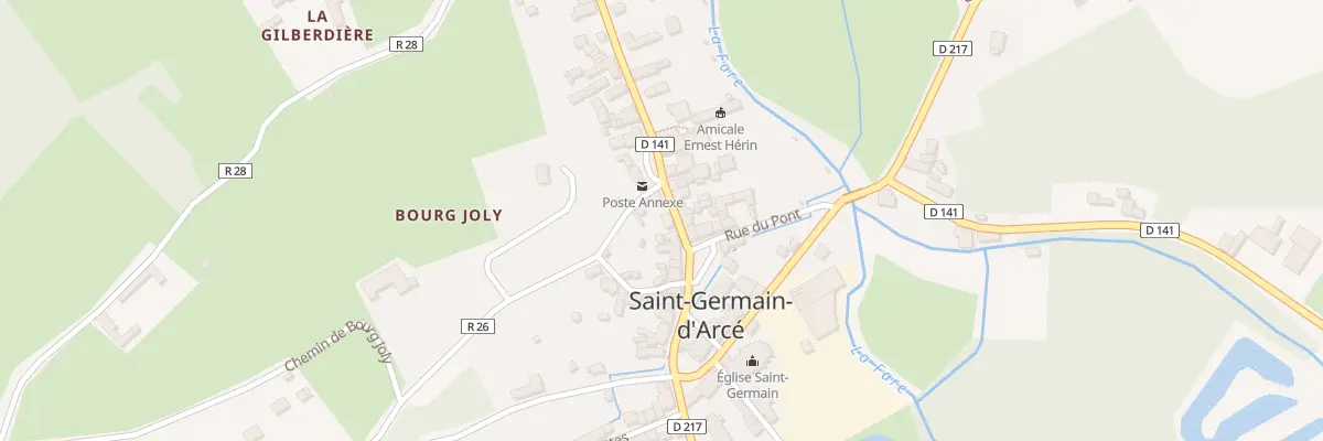 Plan du 4 Rue du Commerce à Saint-Germain-d’Arcé