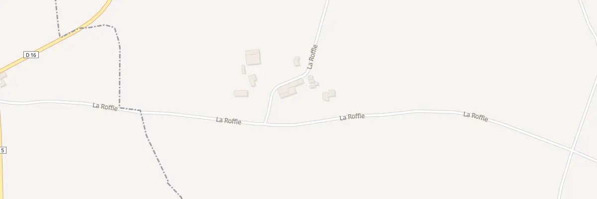 Plan du 5054 La Roffie à Blanzaguet-Saint-Cybard