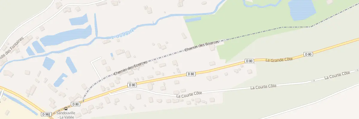 Plan du 290 Che des Sources à Sandouville