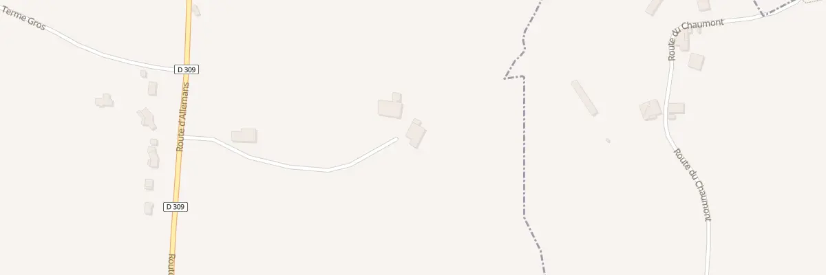 Plan du 1742 Rte d’Allemans à Cambes