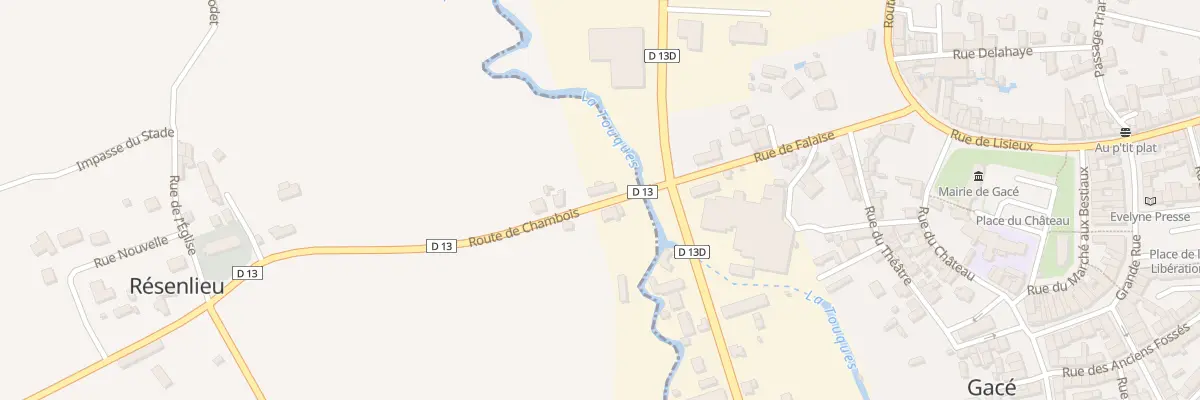 Plan du 20 Le Pont à Résenlieu