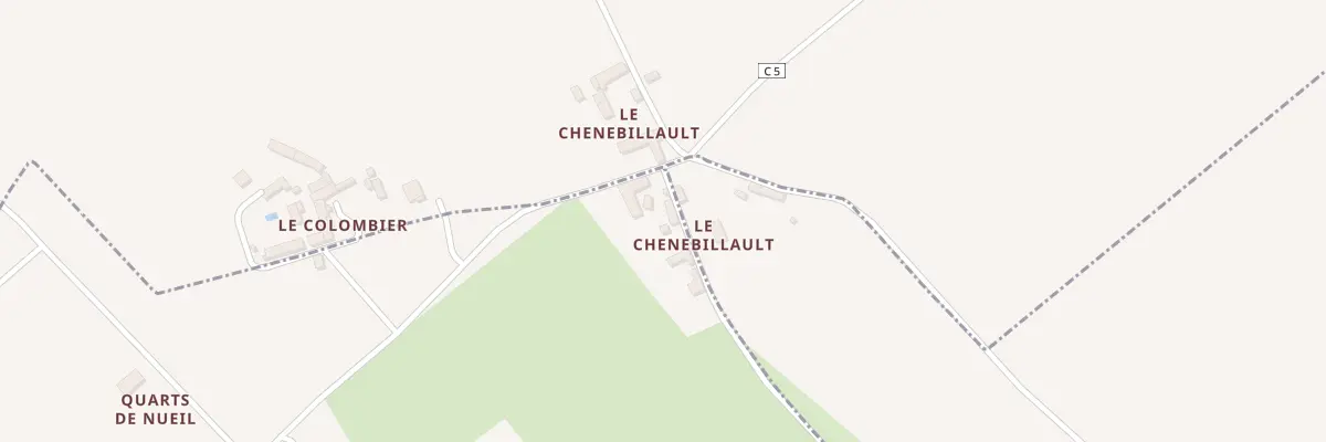 Plan du 4 Le Chenebillault à Nueil-sous-Faye