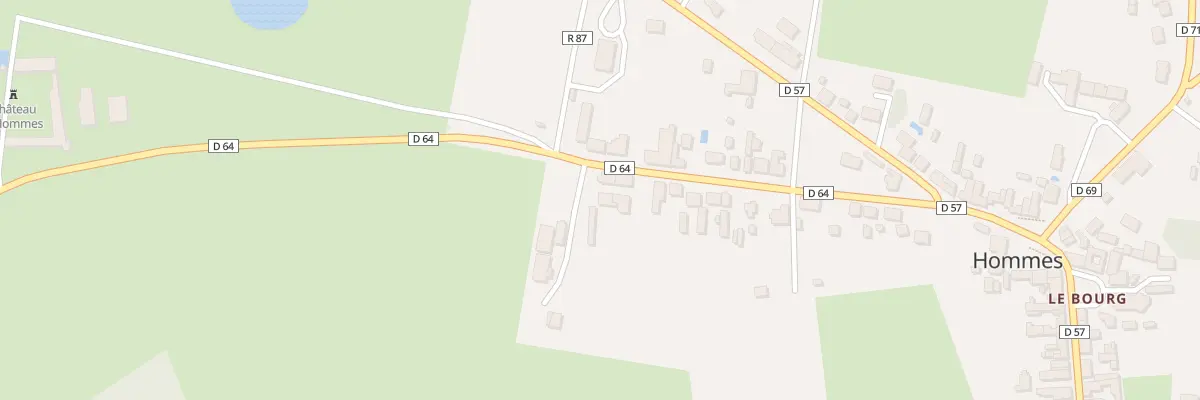 Plan du 28 Av du Vieux Château à Hommes