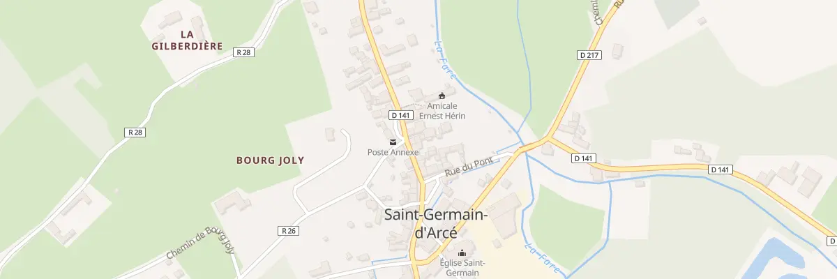 Plan du 5081A Le Bourg à Saint-Germain-d’Arcé